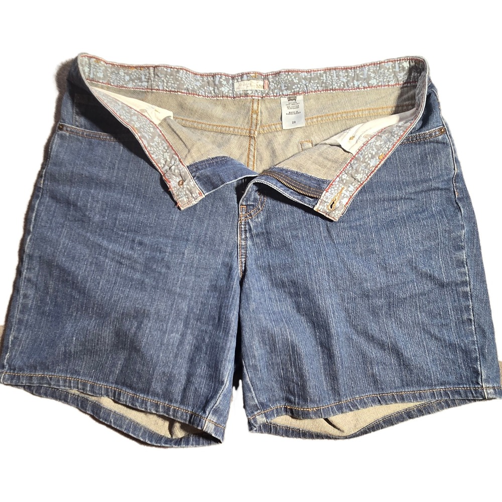 Levi's Dark Blue Denim Cutoff Shorts